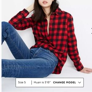 Madewell - Buffalo check flannel - small